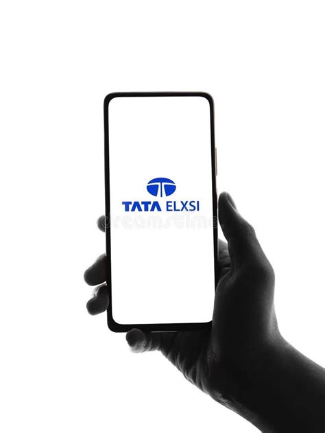 West Bangal, India - October 09, 2021 : Tata Elxsi Logo on Phone Screen Stock Image. Editorial ...