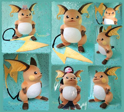 Life size raichu - handmade plush by Piquipauparro on DeviantArt