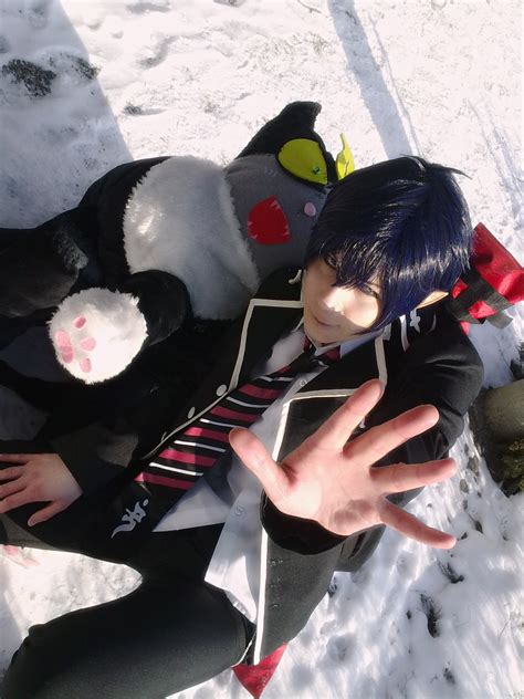 Blue Exorcist Cosplay - Rin and Kuro Cat by K-I-M-I on DeviantArt