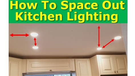 Kitchen Light Spacing Best Practices, How to Properly Space Ceiling Lights - YouTube | Kitchen ...