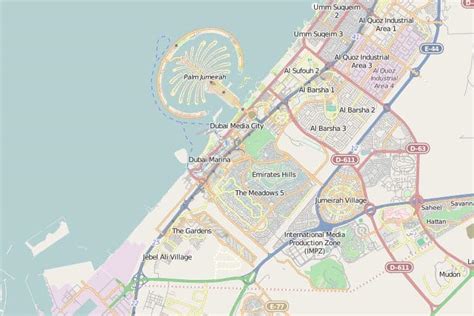 Map Of Dubai City – Verjaardag Vrouw 2020