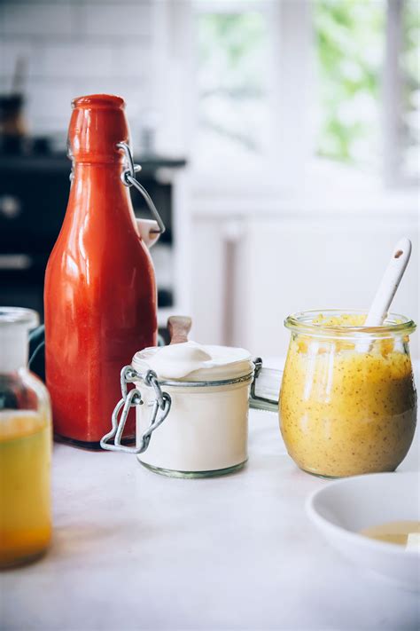 3 Healthy Homemade Condiments: Mayo, Ketchup and Mustard