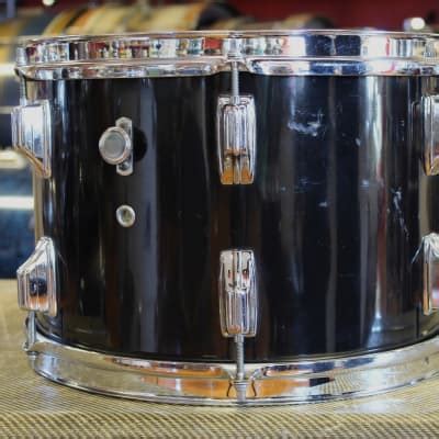 1970's Rogers Drum kit in Jet Black Pearl 14x22 16x16 9x13 | Reverb UK