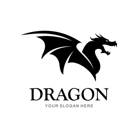 dragon logo vector 7688866 Vector Art at Vecteezy