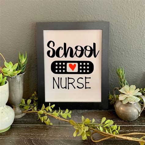 School Nurse Picture School Nurse Appreciation Gift School | Etsy