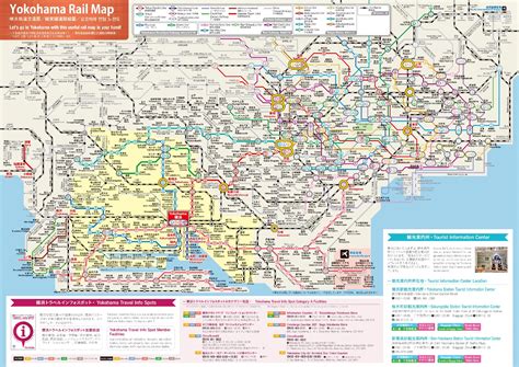 Yokohama Train Map Yokohama Visitors Guide Train Map Map Subway Map | Images and Photos finder