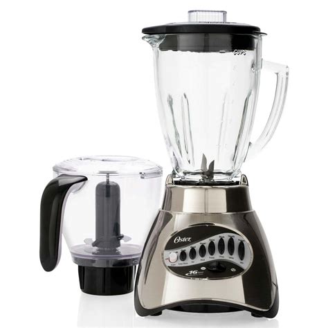 Oster 6878 16-Speed Glass Jar Blender w/ Food Processor - Free Shipping ...