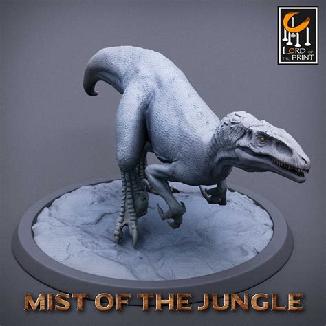 Raptor Level 1 V4 Premium Dnd Miniature Mini Fighter Warrior Sanded & Primed Resin 3D Printed ...