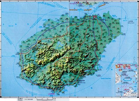 Hainan Island China Map - Maps of Hainan, Hainan Tourist Map, Hainan ...