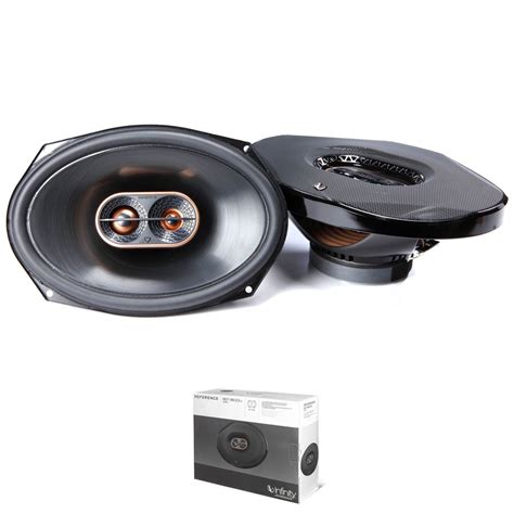 Pair of Infinity 6 x 9" 3-Way Coaxial 300W 3 Ohm Black Car Speakers REF-9633IX - Walmart.com ...