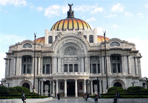 Palacio de Bellas Artes, Mexico City, Mexico Alameda Central, Central Park, Palace Of Fine Arts ...