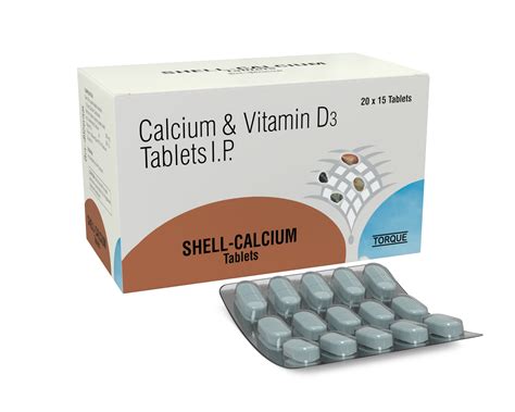 Shell Calcium Tablets - Tablets - Torque Pharma