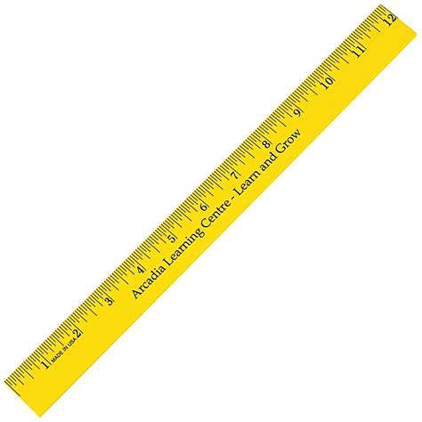 4imprint.com: 12" Enamel Wood Ruler 154717