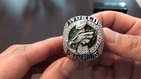 Philadelphia Eagles Super Bowl Ring High Quality Replica 52 LII 0-42 screenshot