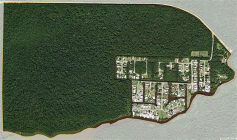 Map of Plantation Island CDP