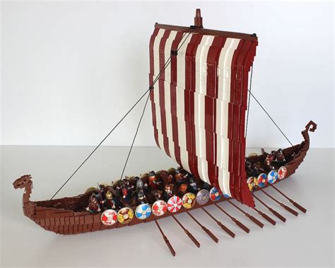 Viking Ship (2) | Cool lego creations, Lego pictures, Lego creations