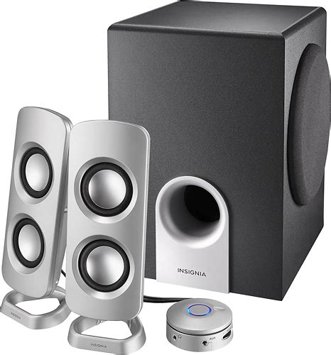 Insignia™ Powered Computer Speakers with Subwoofer (3-Piece) Black ...