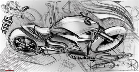 motorcycle sketches - Page 2 - Team-BHP