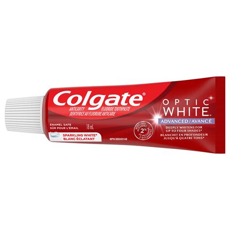 Colgate Optic White Advanced Teeth Whitening Toothpaste, Sparkling ...