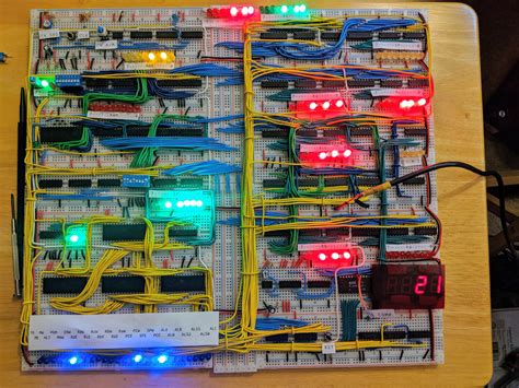 8 Bit Computer Breadboard : Ben Eater 8 Bit Breadboard Computer Sap1 ...