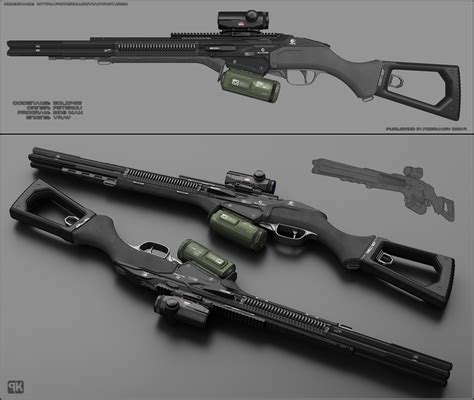 Eclipse - concept of sci fi shotgun by peterku on DeviantArt