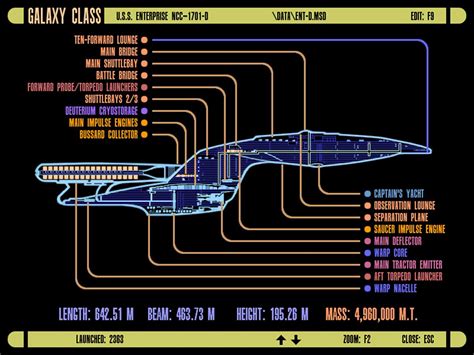 Schematic Of Enterprise D