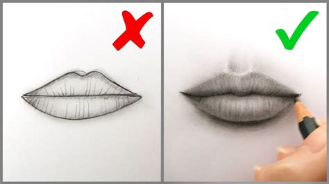 How To Make Human Lips Sketch Easy | Lipstutorial.org