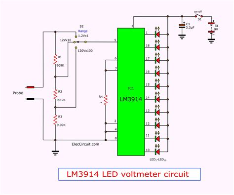 How To Make A Voltmeter Circuit Diagram - Wiring Diagram