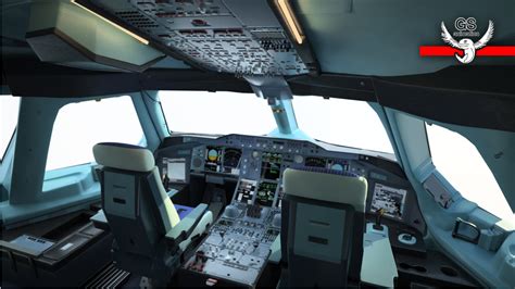 √ Interior Cockpit Airbus Beluga - Popular Century