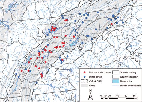 Caves In Tennessee Map | Metro Map