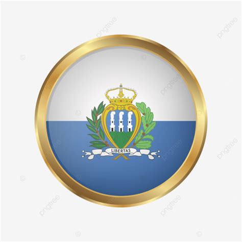 San Marino Flag, San Marino, Flag, Country PNG and Vector with ...