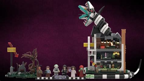 My LEGO BEETLEJUICE house and Sandworm submission is a finalist for an 80’s themed Lego ideas ...