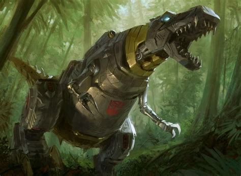 Grimlock, Dinobot Leader / Grimlock, Ferocious King by Tyler Jacobson | Grimlock transformers ...