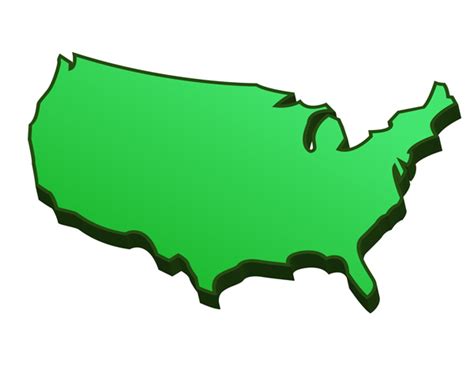 Blank Map of the United States | Printable USA Map PDF Template