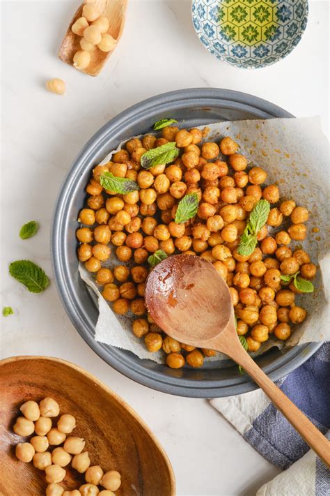 Roasted Chickpeas Recipe | Baked Bree