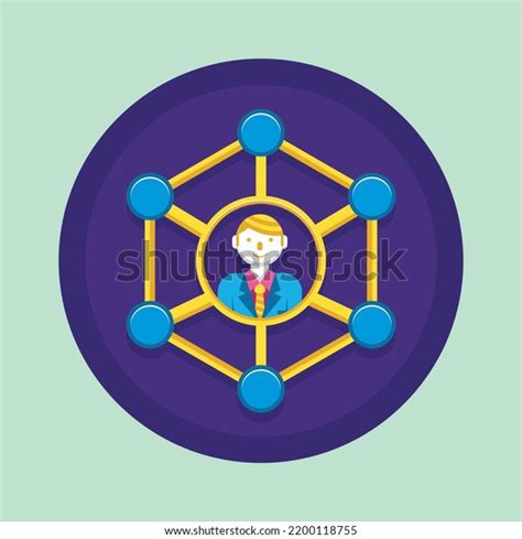 Networking Vector Icon Clipart Stock Vector (Royalty Free) 2200118755 | Shutterstock