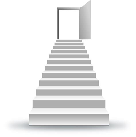 Steps Clipart Black And White ~ Steps Goal 3d Man Stepping Business Clipart Background Next ...