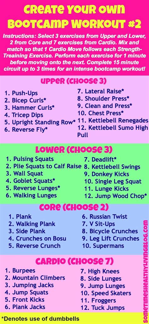 Boot Camp Workout Ideas | Examples and Forms