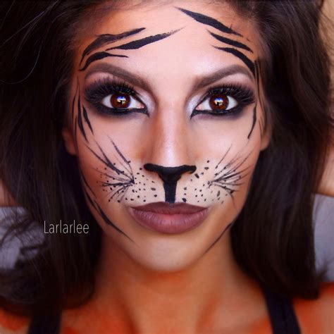 Pretty Tiger Face Makeup - Mugeek Vidalondon