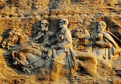 The Stone Mountain carving of Confederate figures is impressive art | Pittsburgh Post-Gazette