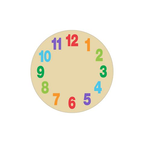 Clock Hands Template For Kids - ClipArt Best