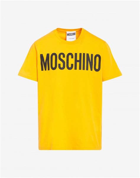 Moschino Logo-print T-shirt In White | ModeSens | Mens graphic tees ...