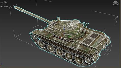 3D model Tank T54 VR / AR / low-poly | CGTrader