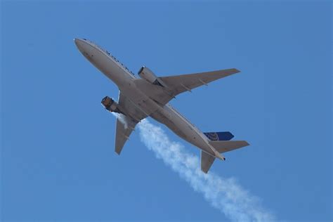 United Boeing 777 Loses Engine Parts Over Denver