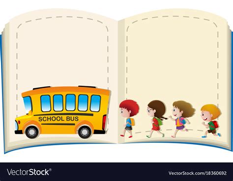 School Bus Page Border