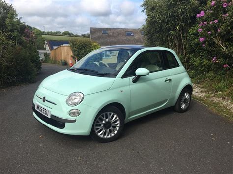 Fiat 500 1.2 Lounge Mint Green ** FSH, 1 careful lady owner and MOT'd ...