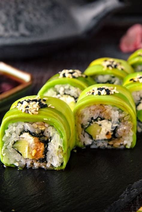 20 Easy Vegetarian Sushi Recipes - Insanely Good