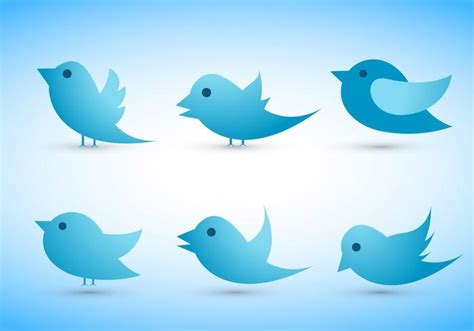 Twitter bird vectors set 95738 Vector Art at Vecteezy