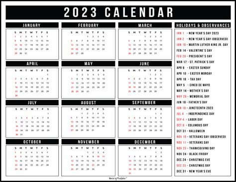 March 2023 Calendar With Federal Holidays - Get Calendar 2023 Update