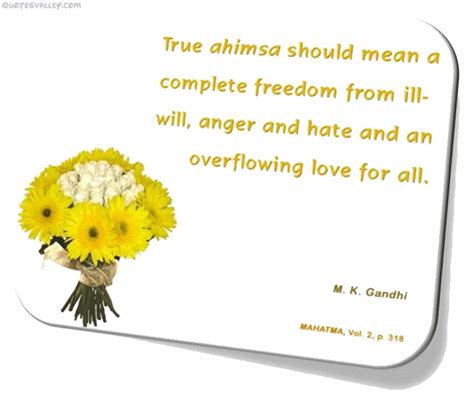 Quotes about Ahimsa (113 quotes)